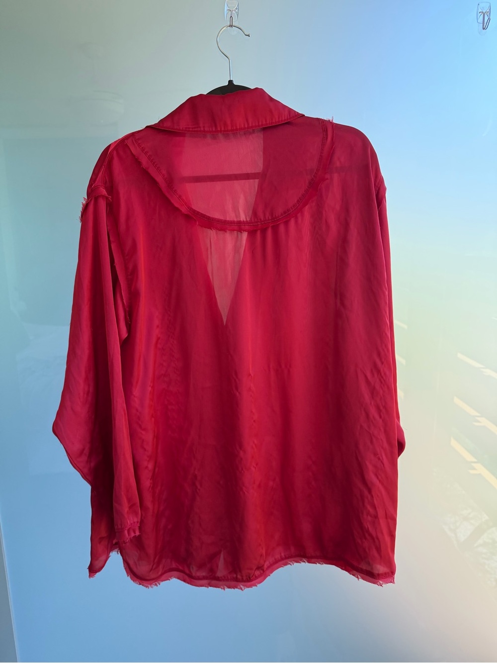 Free People Like Honey Top in Red - Picture 5 of 5
